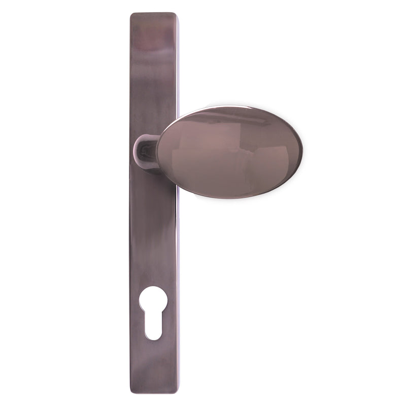 Modern Architectural Inline Lever Pad Door Handle with Sprung Mechanism
