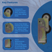 Pair of Tandem Sliding Patio Door Roller Wheels Aluminium Upvc Timber 32mm