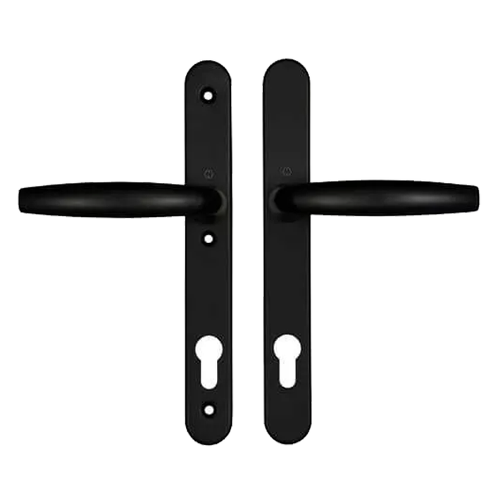 Hoppe Atlanta Lever Lever UPVC Multipoint Door Handles - 92mm PZ Unsprung 200mm Screw Centres Triple Screw Suits Roto