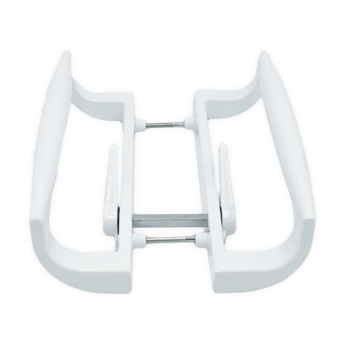  uPVC Fuhr Sliding Patio Door D Handle 90pz - Inline Lever Pair Set Ellbee Caravan Compatible 