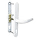 uPVC Fullex 68pz Door Handle Sprung Pair 215mm Set PVC 68mm