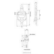 Fab Fix Door Knocker Nu Victorian Urn 6" Medium Face Fix High Quality 
