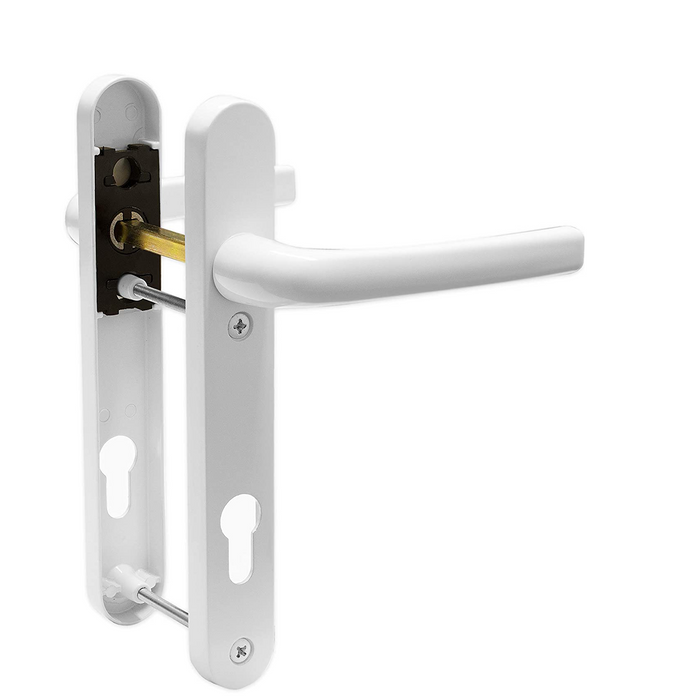 UPVC Door Handle Avocet Pioneer Sprung 92mm PZ Double Glazing Pair Set Patio PVC White 215mm