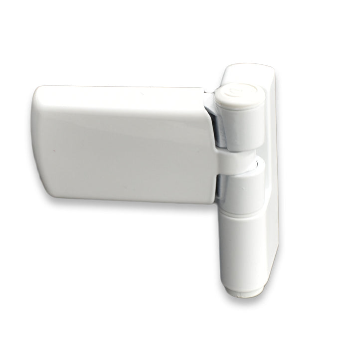 TROJAN PATRIOT PLUS FLAG HINGE IN WHITE FOR UPVC DOOR