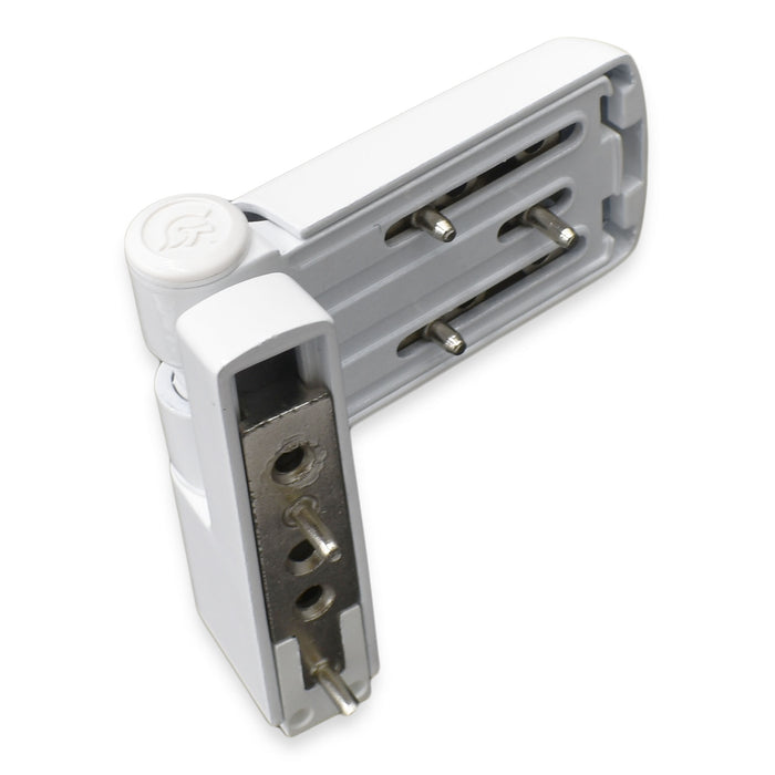 TROJAN PATRIOT PLUS FLAG HINGE IN WHITE FOR UPVC DOOR