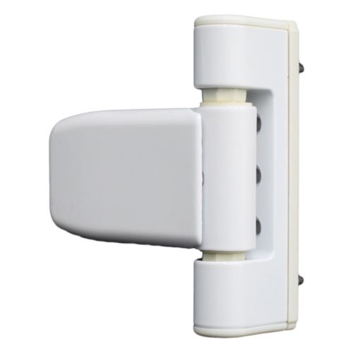 White UPVC Door Flag Hinge Double Glazing Paddock Neon 3d Hinge by Yale