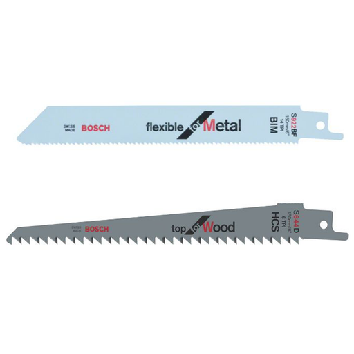 Bosch Recipicating Saw Blades Wood Metal Saw Blades 150mm Length