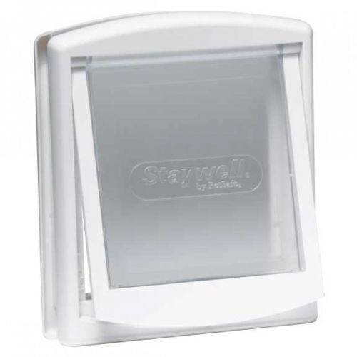 Staywell Petsafe 740 Medium Dog Pet Door Flap 2 Way Locking Cat White Catflap -  - Petsafe - UPVCSTORE