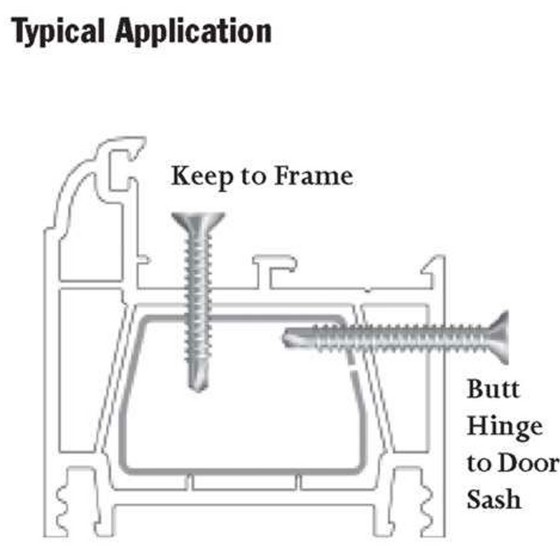 High Quality Upvc Fixing Screws in Silver Finish Self Drilling Tapping Bay Window Fixing Screws Packs Of 20