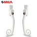 MILA Heritage Monkey Tail Window Espag Handle White 40mm Spindle Handed