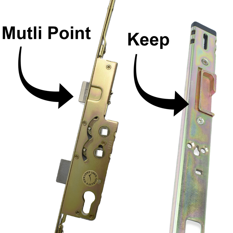 Avocet Wms Upvc Door Lock old Style 2 Hook 2 Roller 35mm Multi Point 