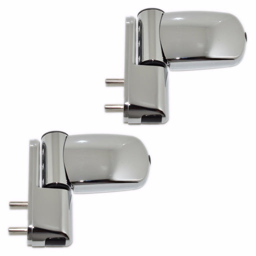 PACK OF 2 AVOCET MT3D FLAG HINGE CHROME