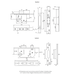 ERA Security Mortice Euro Sash Lock Deadlock 3 inch 76mm