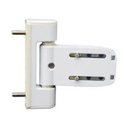 White UPVC Door Flag Hinge Double Glazing Paddock Neon 3d Hinge by Yale