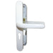 48pz uPVC Door Handle Sprung Pair 215mm Set Double Glazing PVC