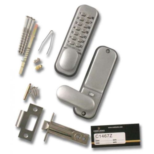 Mechanical Keypad Keyless Digital Code Password Silver Door Lock for O ...
