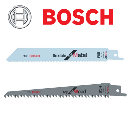 Bosch Recipicating Saw Blades Wood Metal Saw Blades 150mm Length
