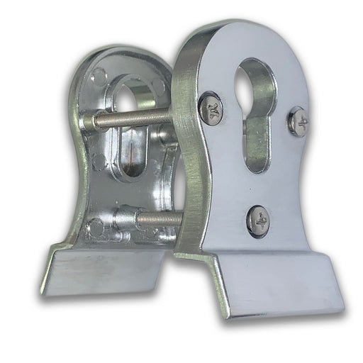 Pair of High Quality cylinder Euro Pull Escutcheon Chrome Gold White Black