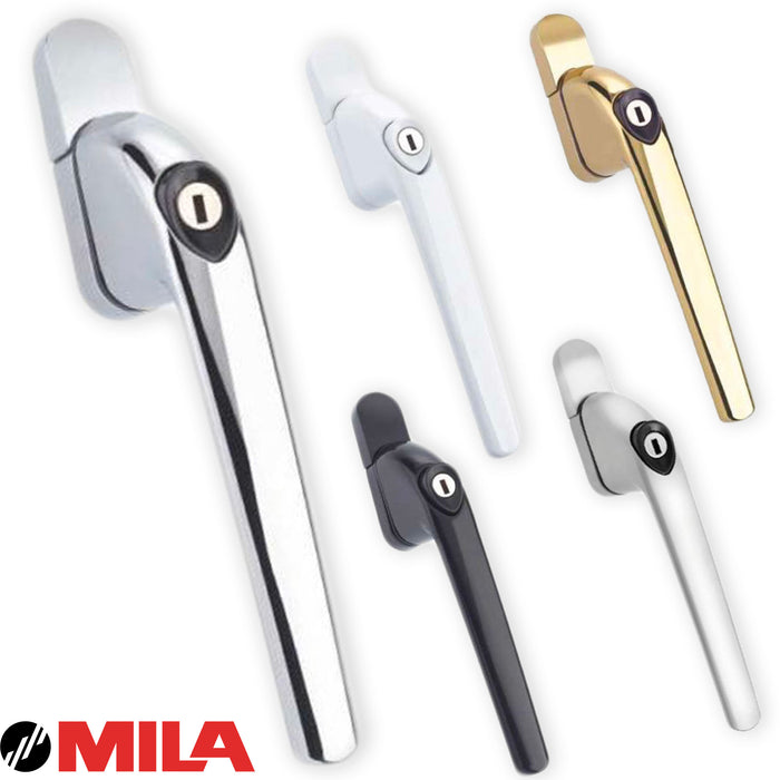 Universal Mila Hero uPVC Espag Window Inline Handle Key Locking Double Glazing