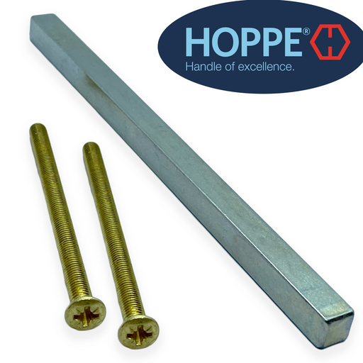 Hoppe Spindle and Screws Pack for UPVC Door Handle Sets - Brass