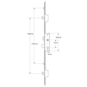Maco CTS Latch, Deadbolt, 2 Rollers, 2 Hooks