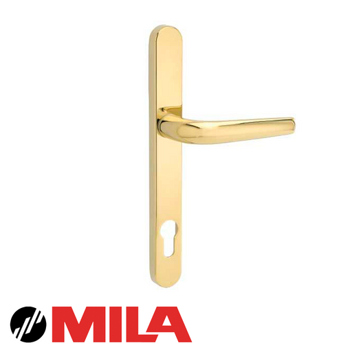 Mila Hero 212mm Screws Sprung Door Handle Inline Lever Pad Offset UPVC Patio