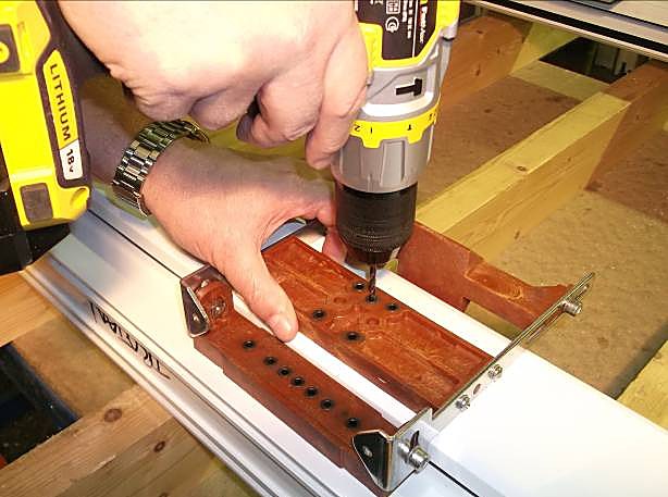 Drill through the outer skin only
