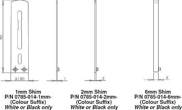 1 / 2 / 6 mm packers